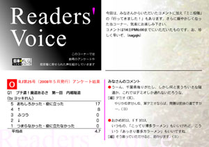 Reader's voice