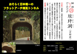隧道レッドデータブック（29）琅〓洞（京都府）