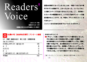 Readers' Voice