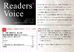 Reader's voice 