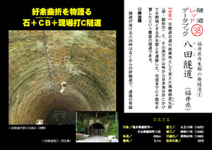 隧道レッドデータブック（38）八田隧道（福井県）