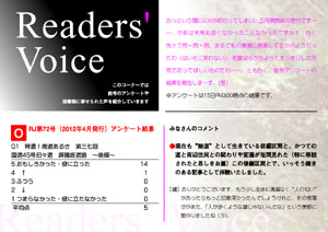 Readers' Voice【FREE！】