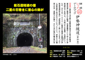 隧道レッドデータブック（43）伊勢神隧道（愛知県）