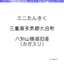 ミニたんさく八知山隧道 カガスリ