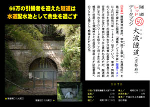 隧道レッドデータブック（50）大波隧道（京都府）（by nagajis）