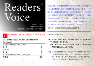 Readers' voice