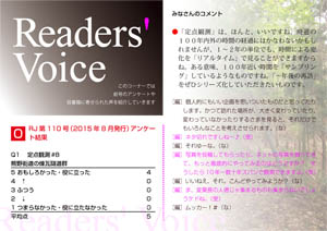 Readers' voice