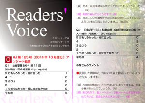Readers' Voice