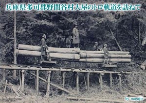 兵庫県多可郡野間谷村大屋のトロ軌道を訪ねて（by nagajis）